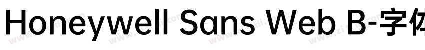 Honeywell Sans Web B字体转换